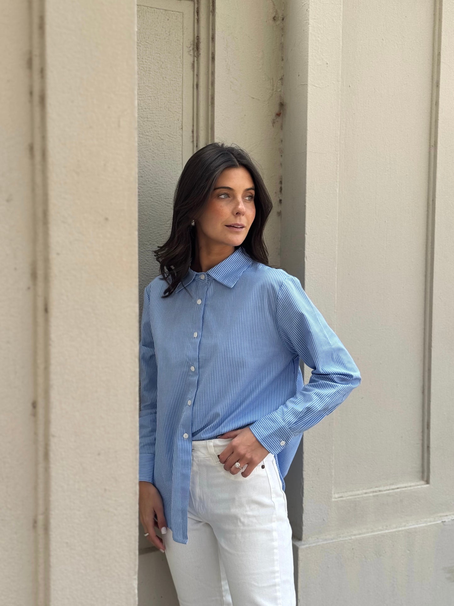 Camisa Aralia Rayas