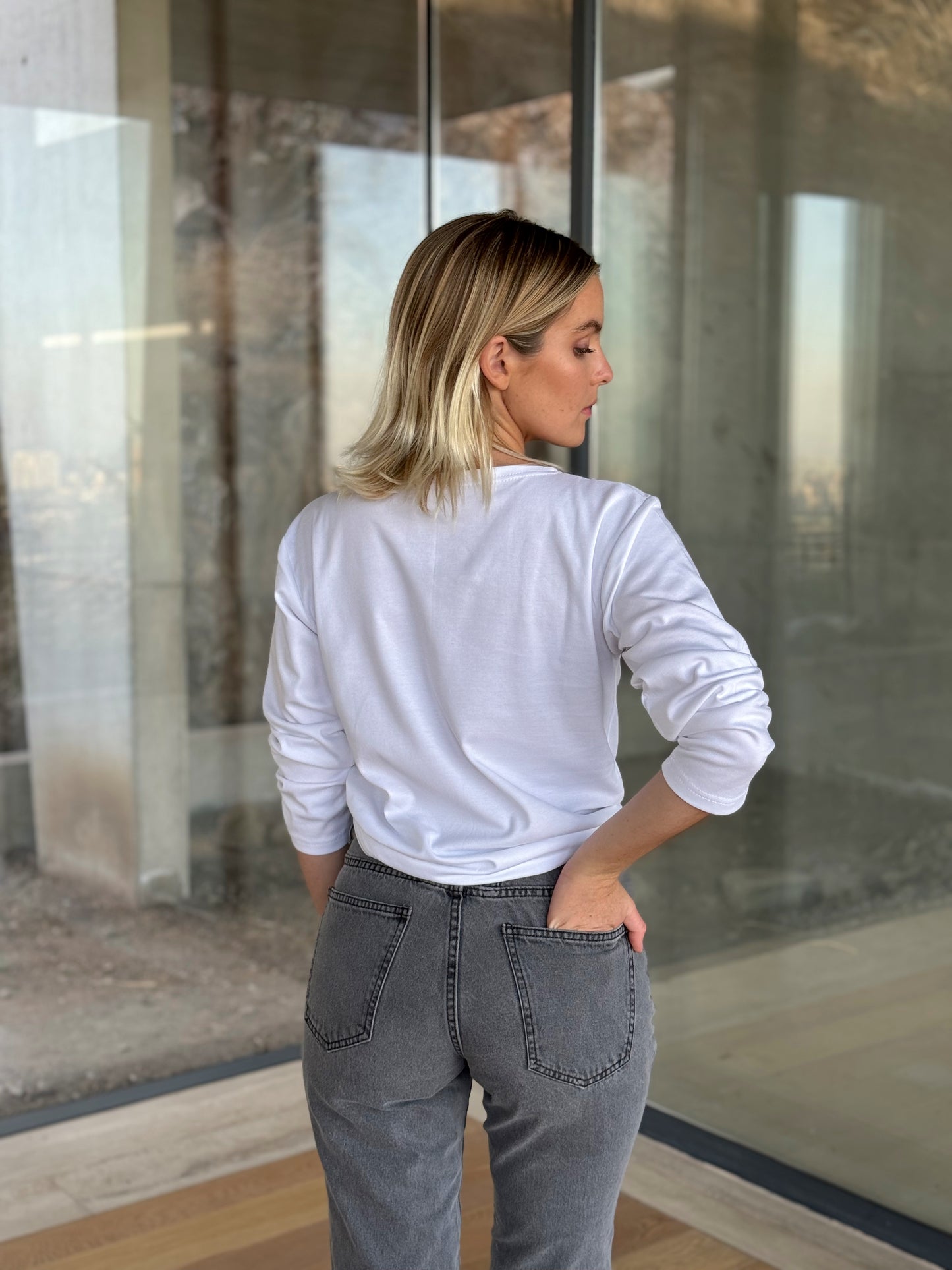 Polera Iris Blanca