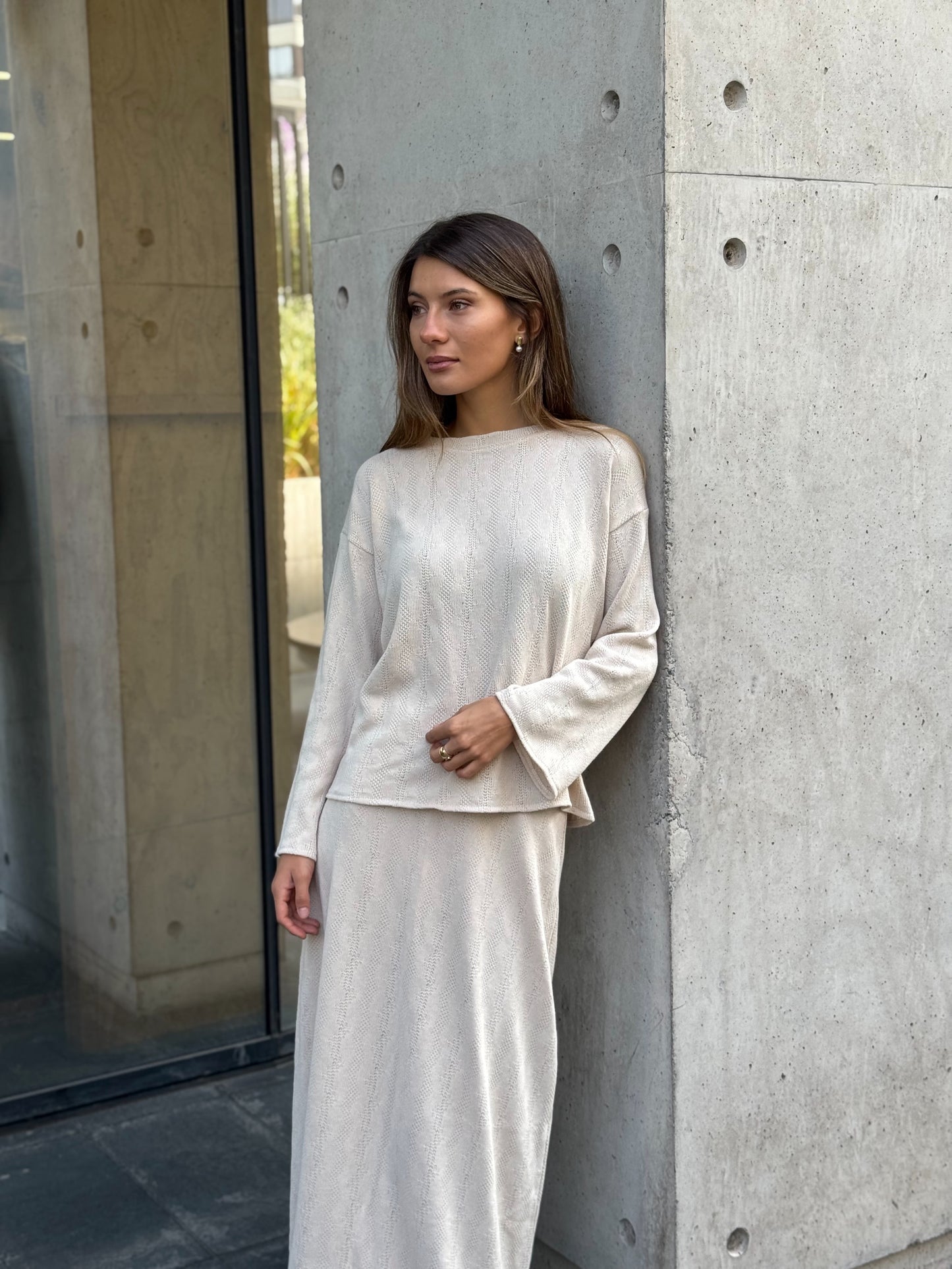 Pollera Cardenal Beige
