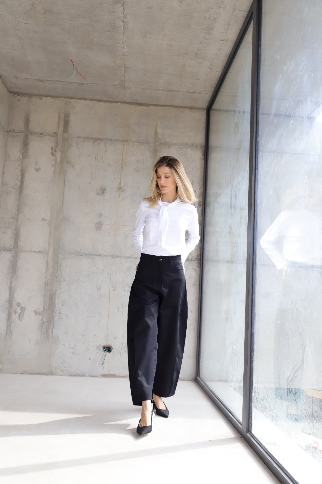 Pantalón Balloon Negro