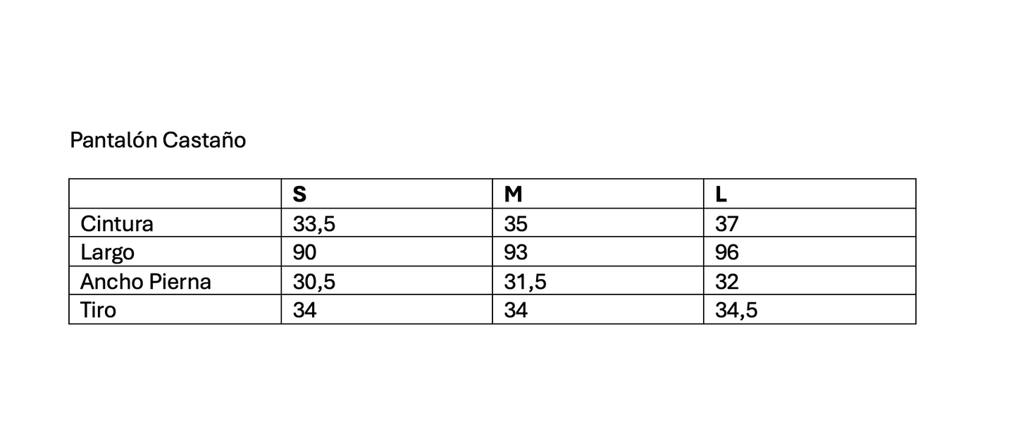 Pantalón Castaño Verde