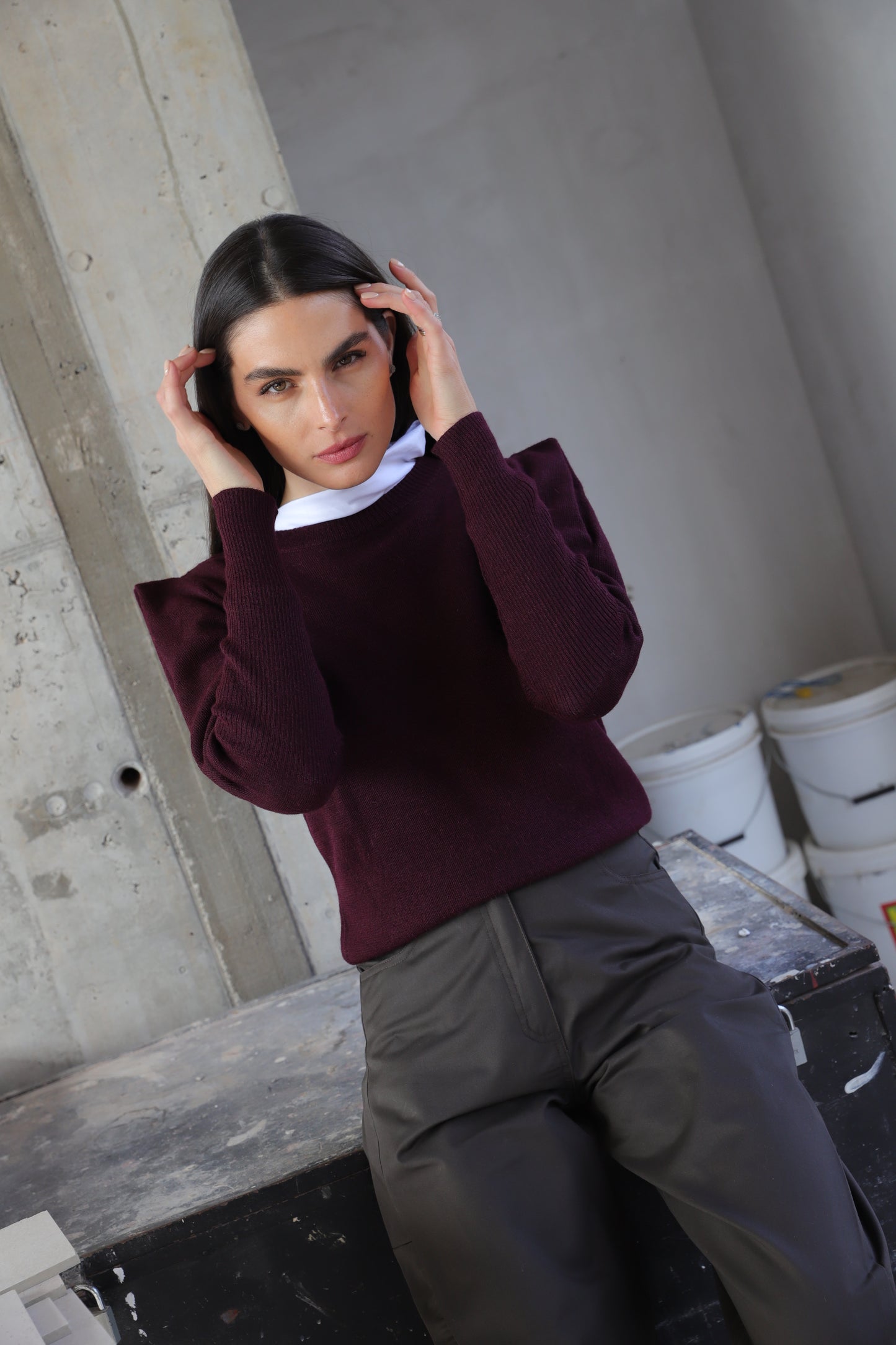 Sweater Olivar Morado
