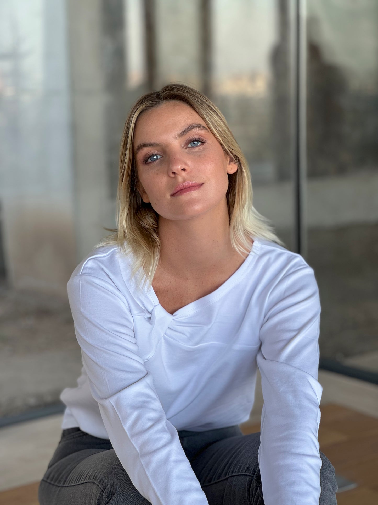 Polera Iris Blanca