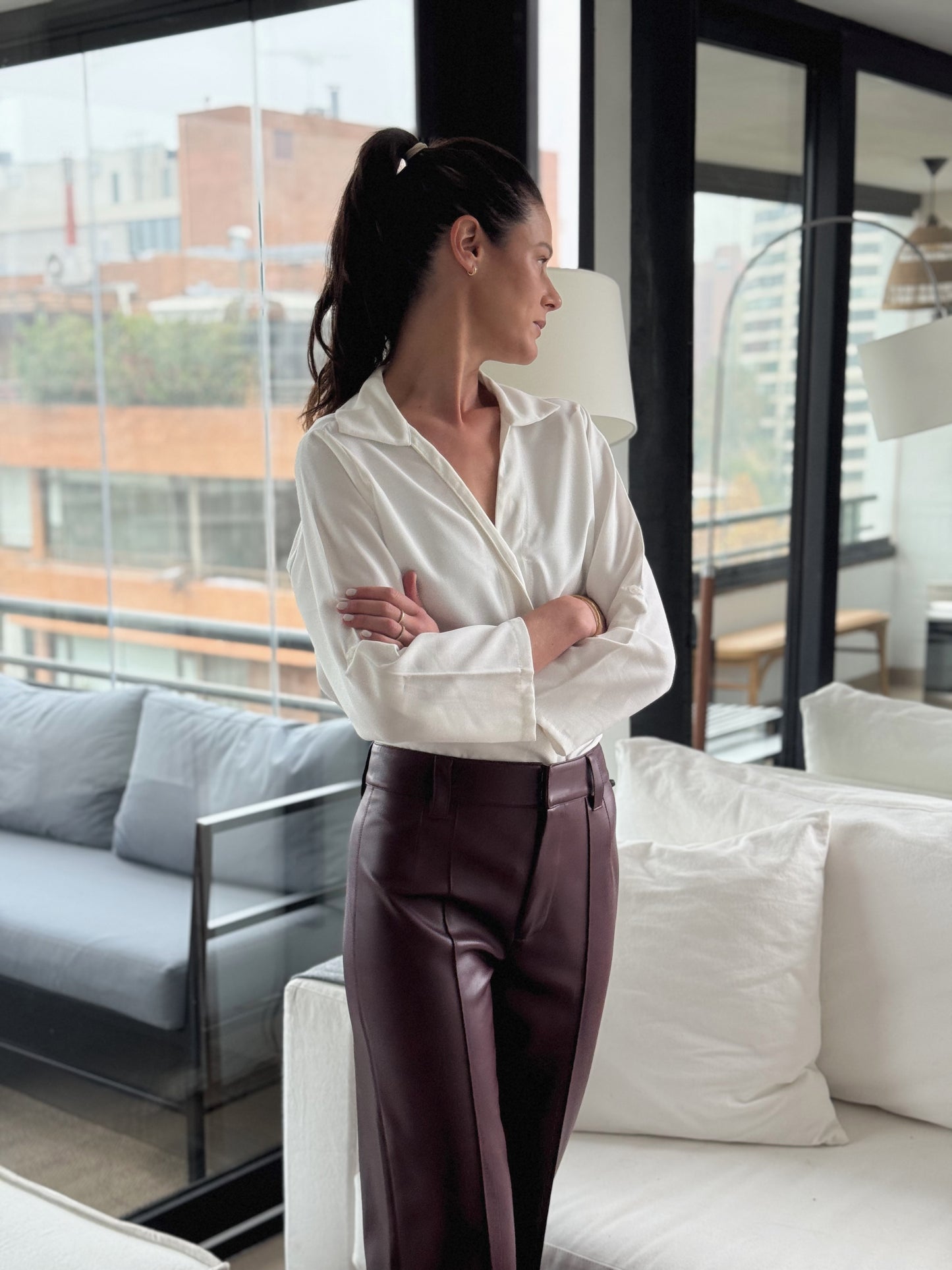 Blusa no Nudo Blanca