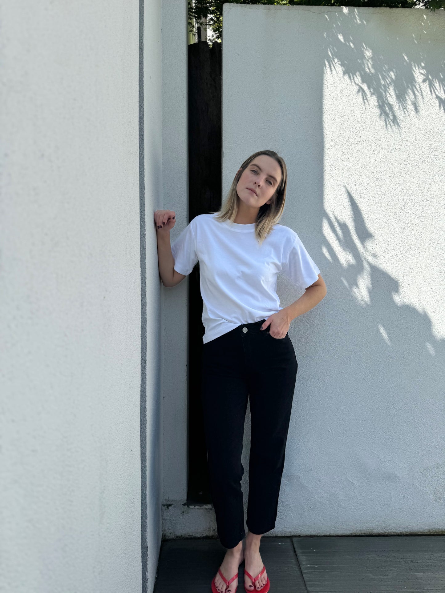 Polera Pima Blanca