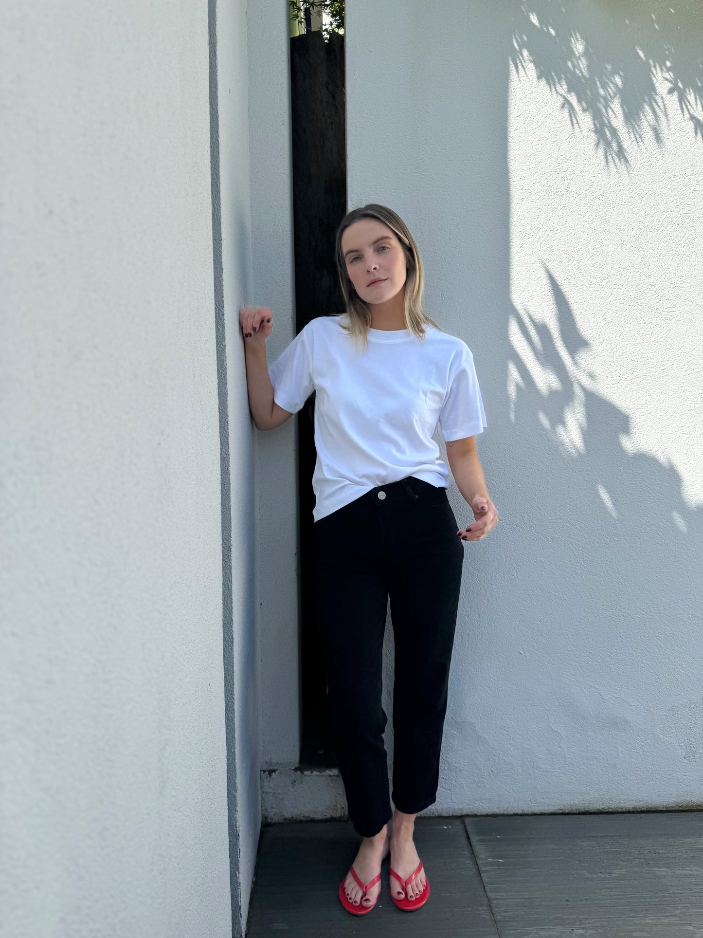 Polera Pima Blanca