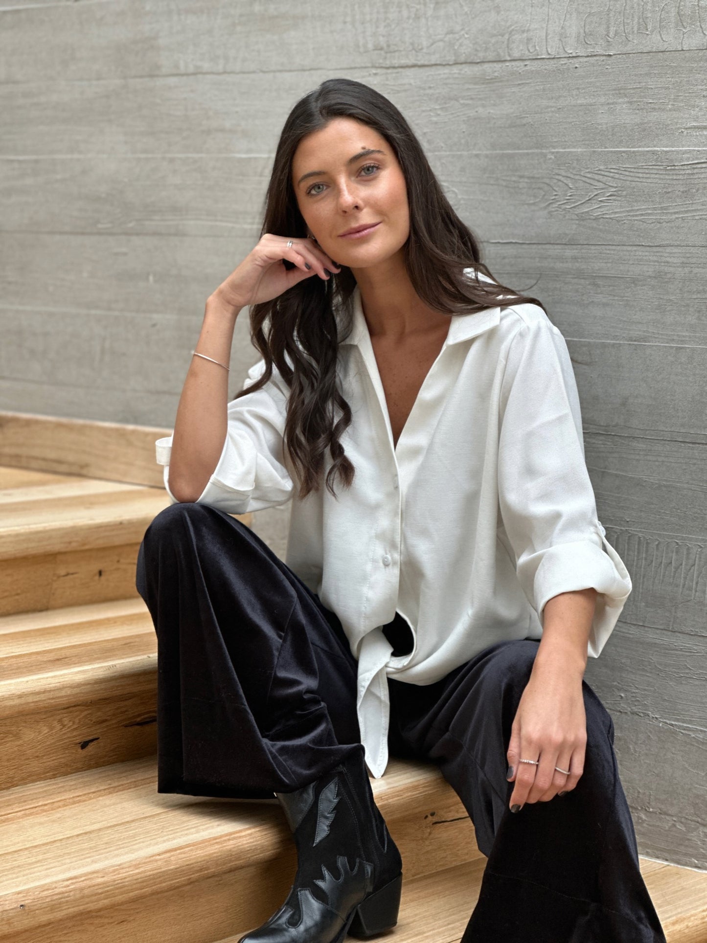Blusa Nudo Blanca