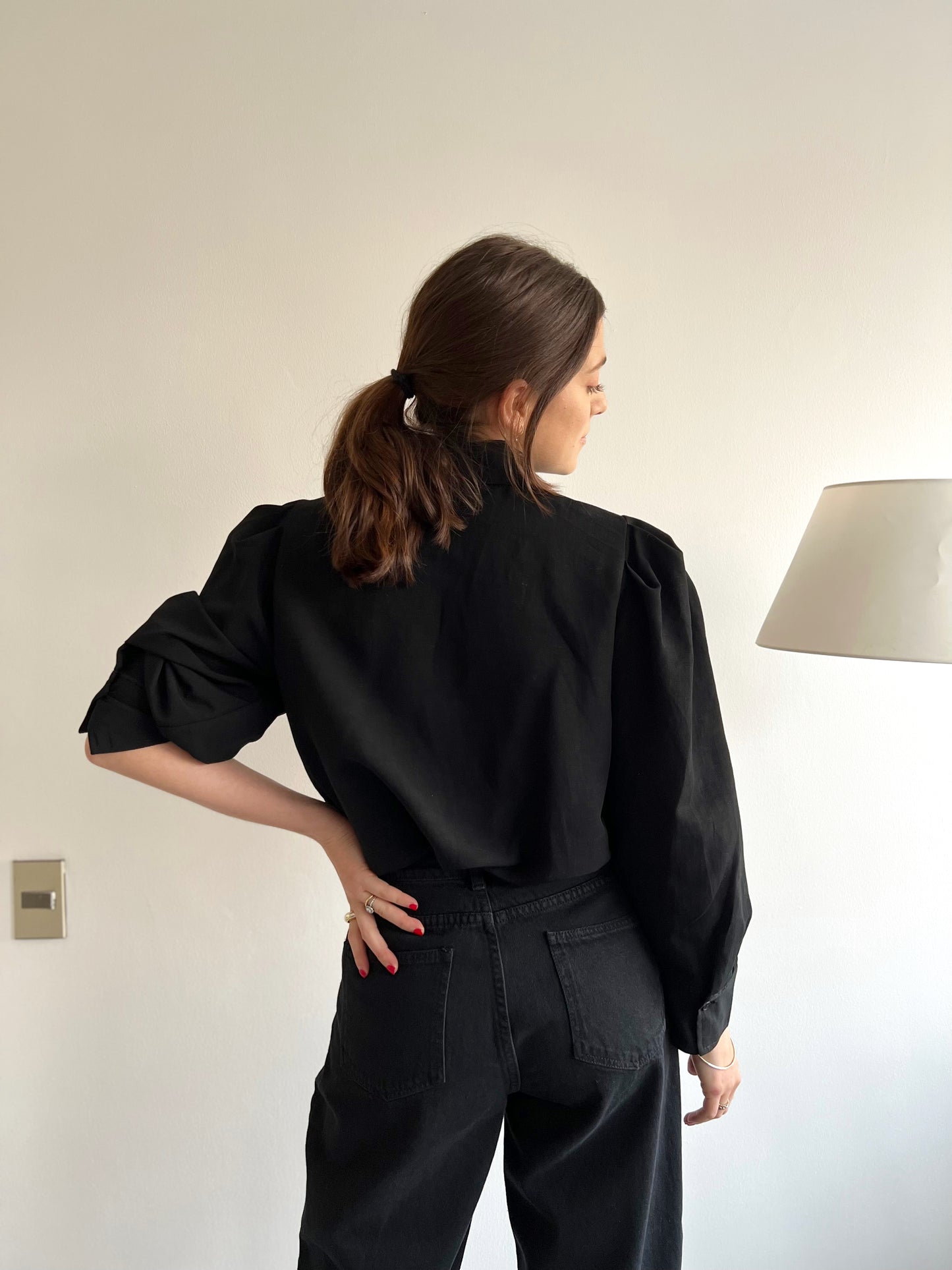 Jeans Negro Slouchy