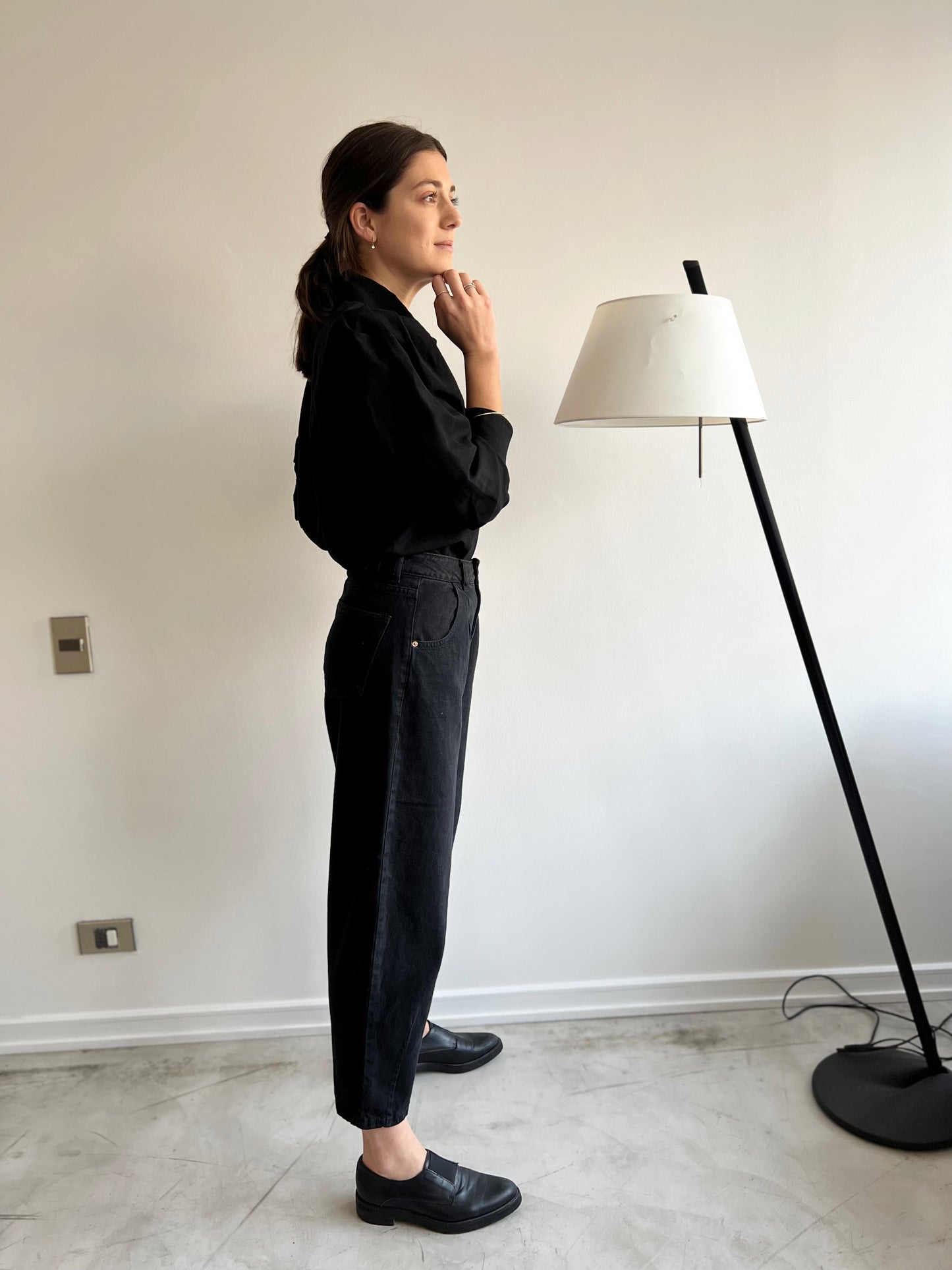 Jeans Negro Slouchy