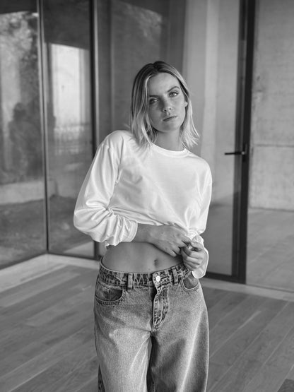 Polera Rosal Blanca