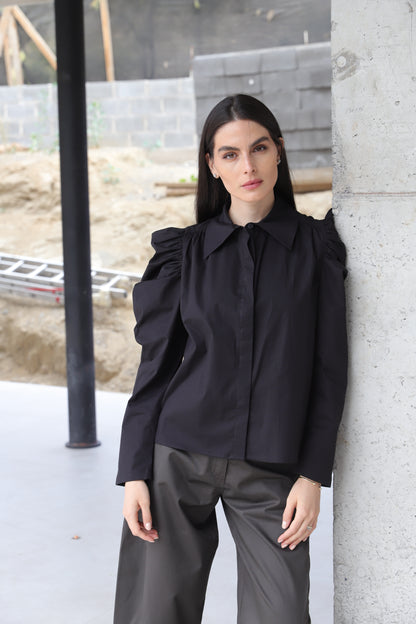 Blusa Echeveria Negra