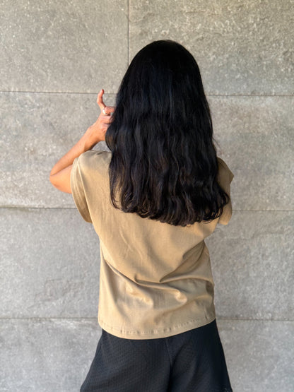 Polera Almendro Beige