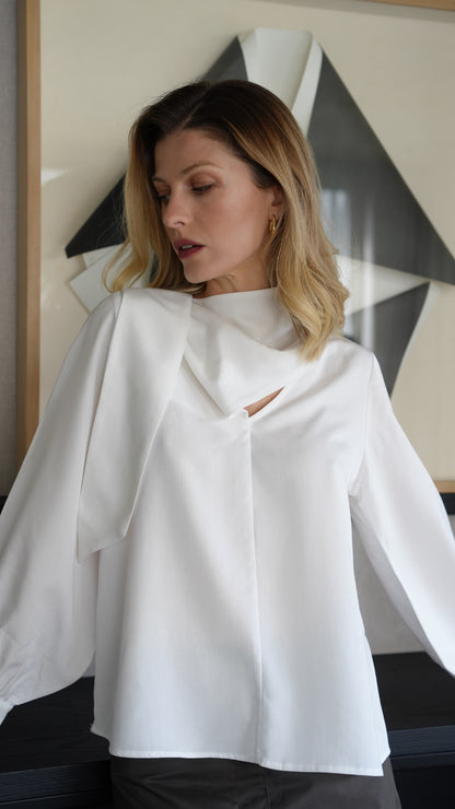 Blusa Bromelia Blanca