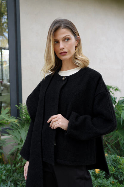 Chaqueta Lana Negra