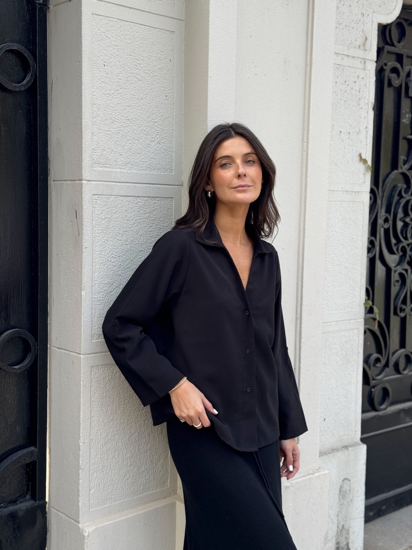 Blusa No Nudo Negra