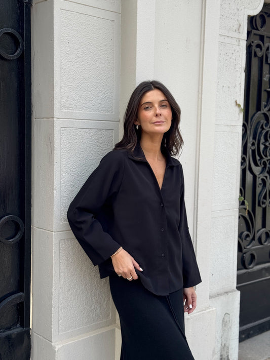 Blusa No Nudo Negra