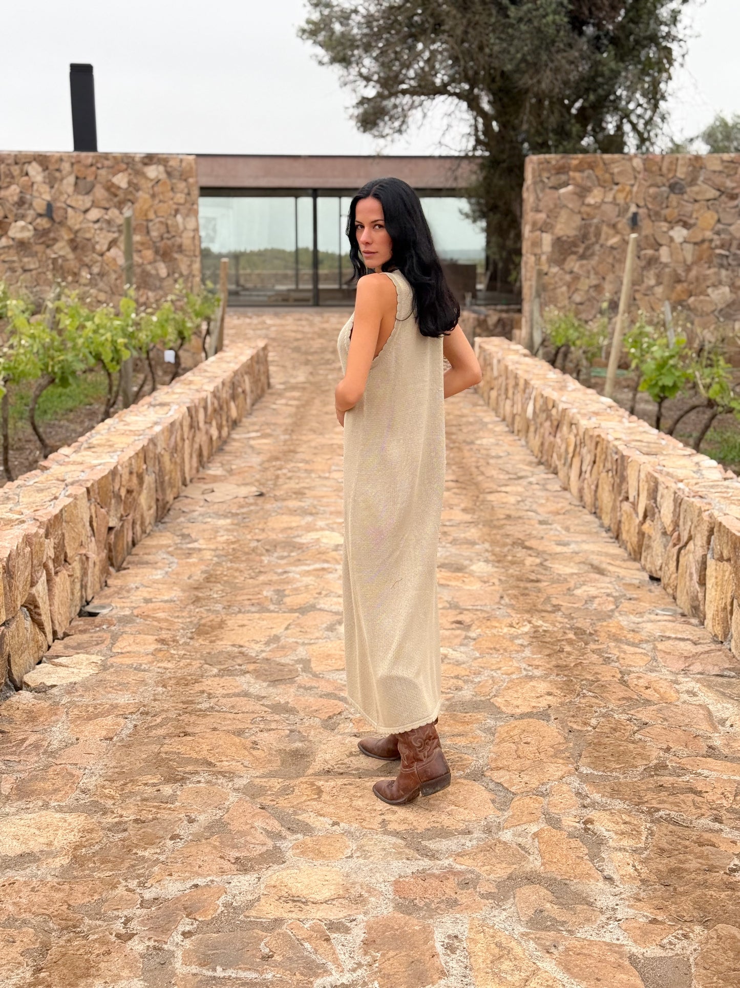 Vestido Murtilla Beige.