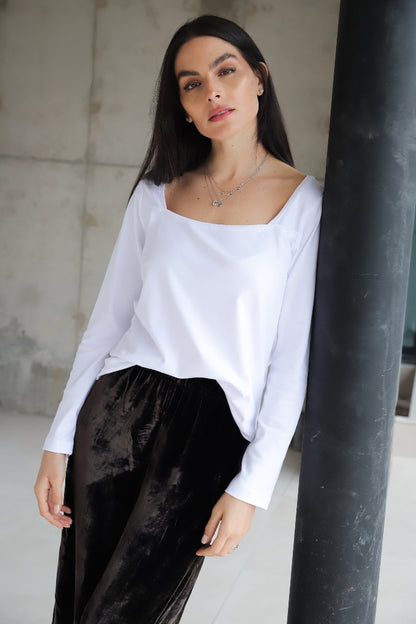 Polera Monalisa Blanca