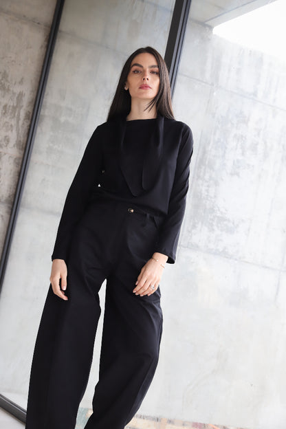 Polera Boronia Negra