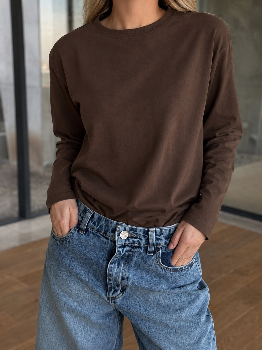 Polera Rosal Café