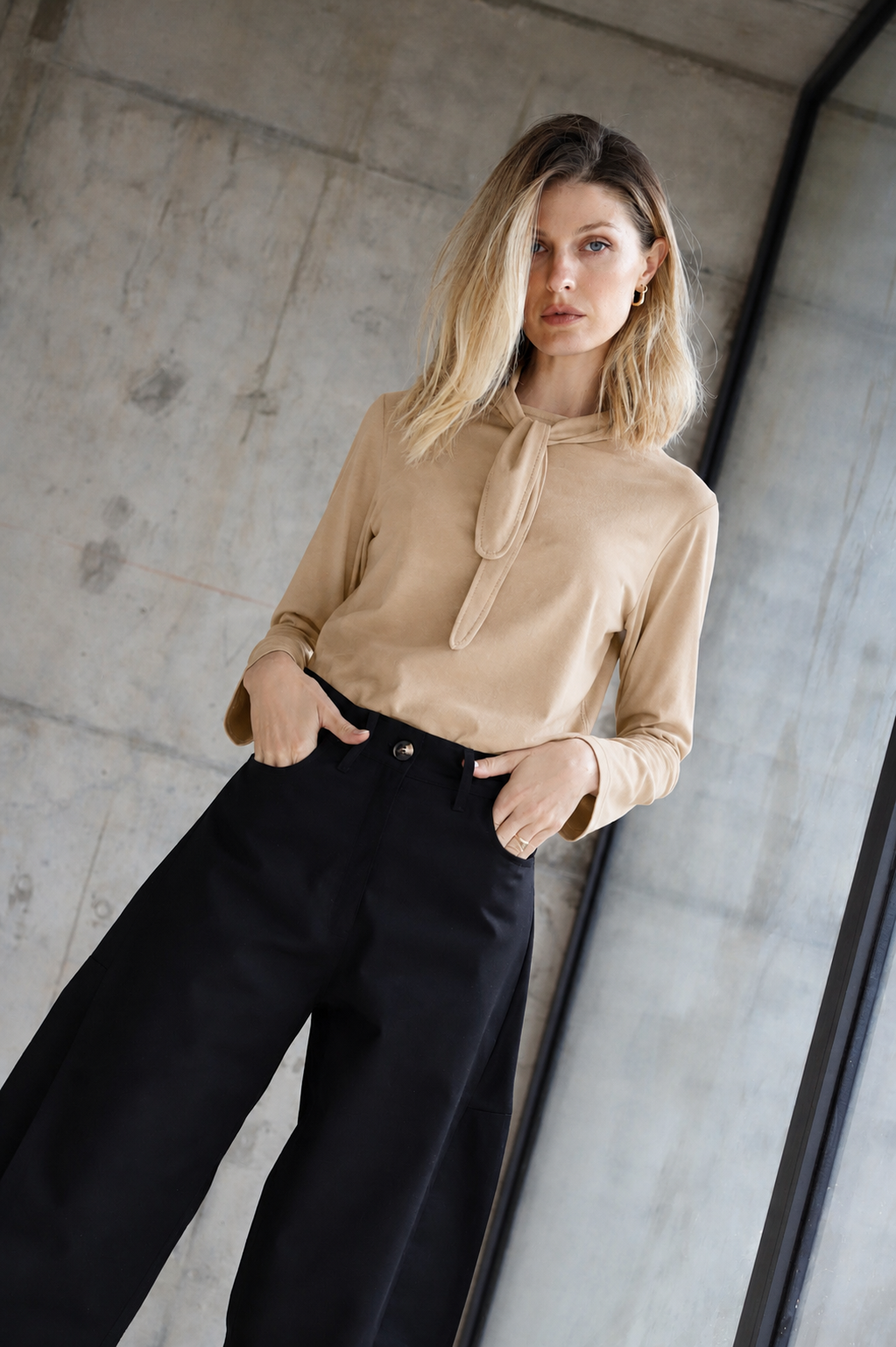 Polera Boronia Taupe