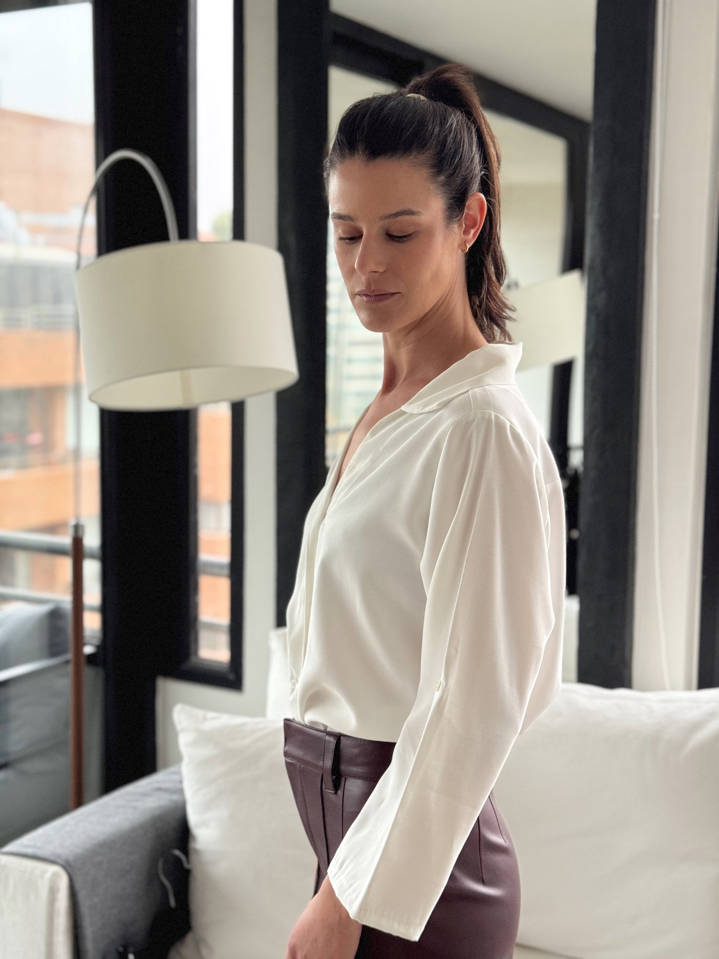 Blusa no Nudo Blanca