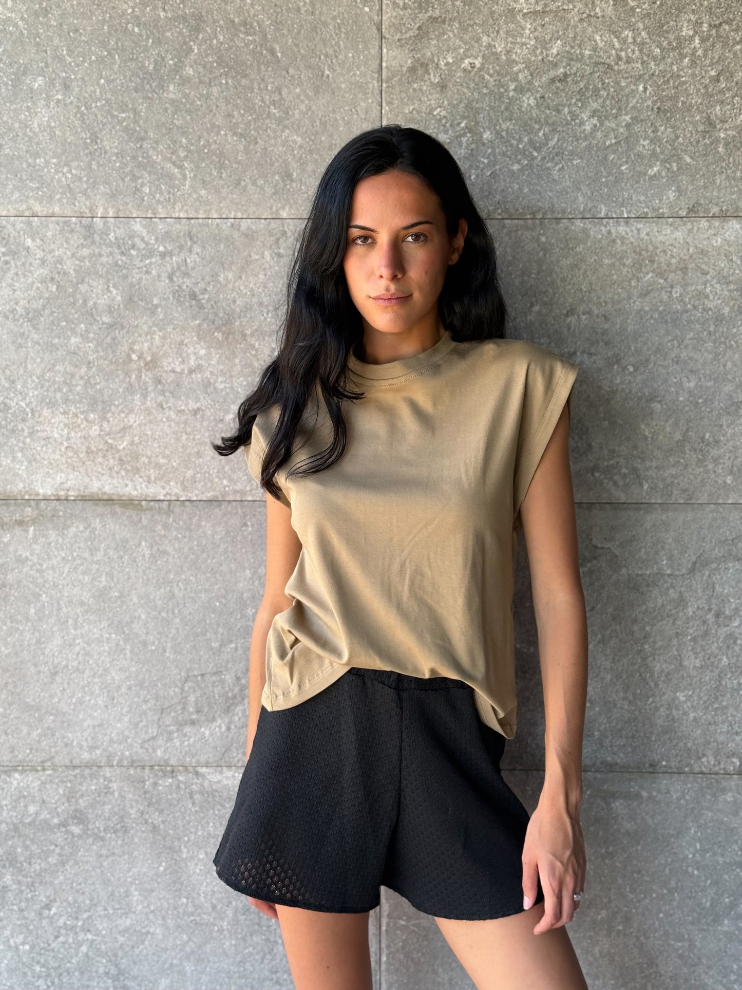 Polera Almendro Beige