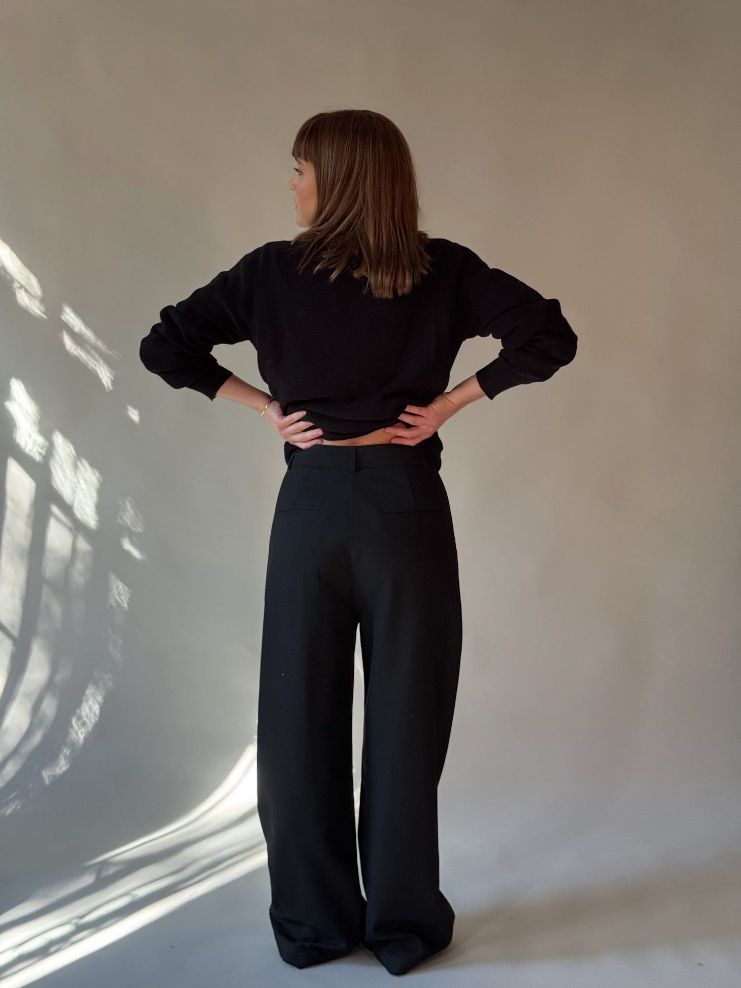Pantalón Sastrero Negro