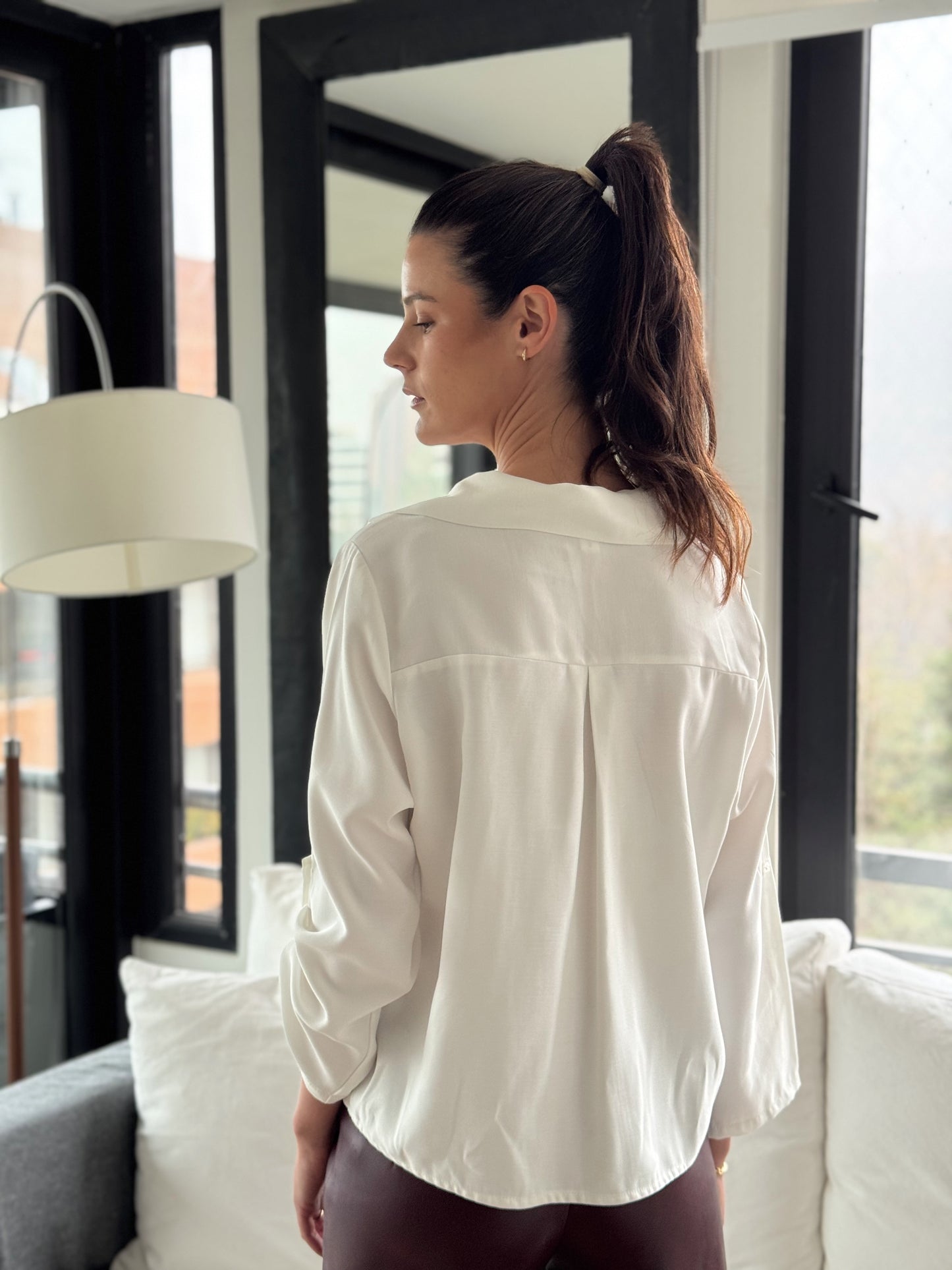 Blusa no Nudo Blanca