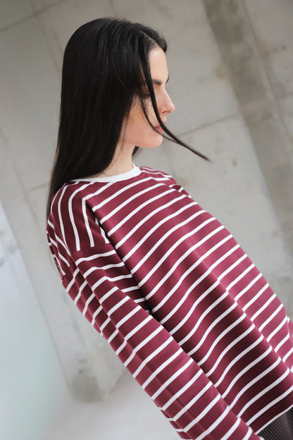 Polerón Lupe Burgundy