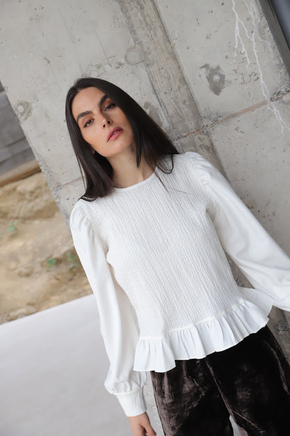 Blusa Alocasia Blanca