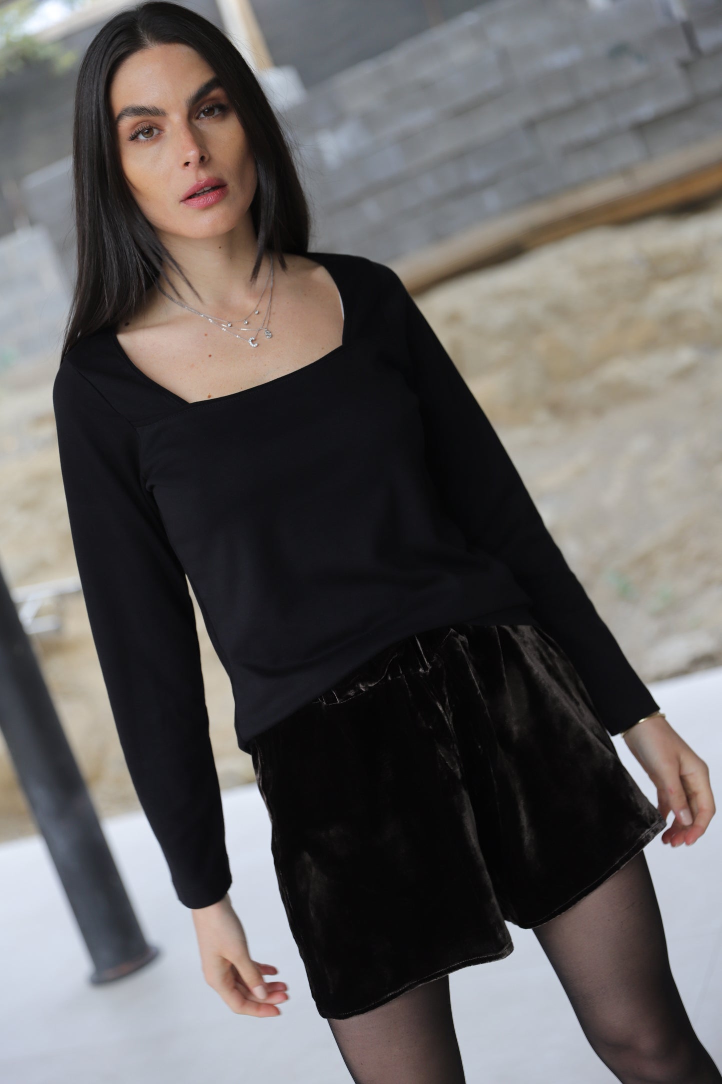 Polera Monalisa Negra