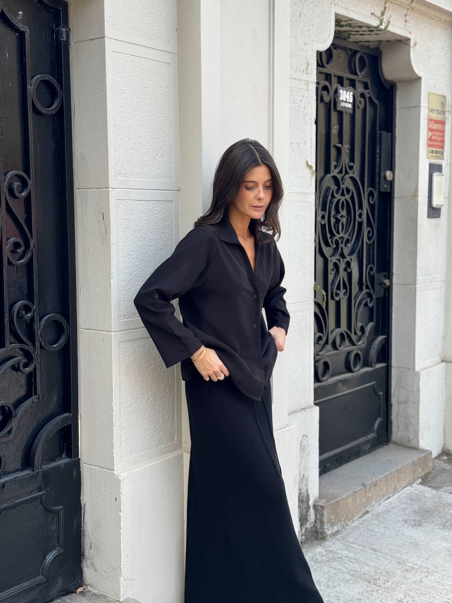 Blusa No Nudo Negra