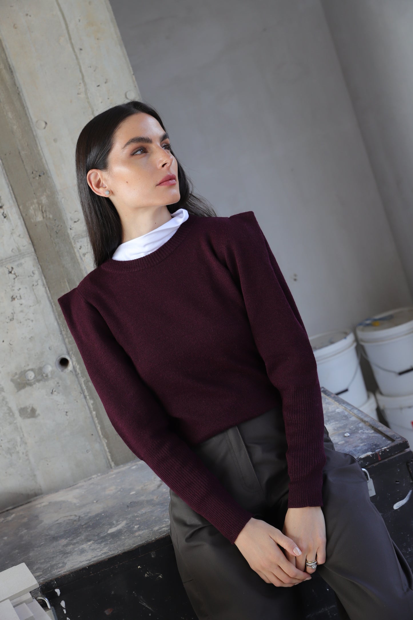 Sweater Olivar Morado