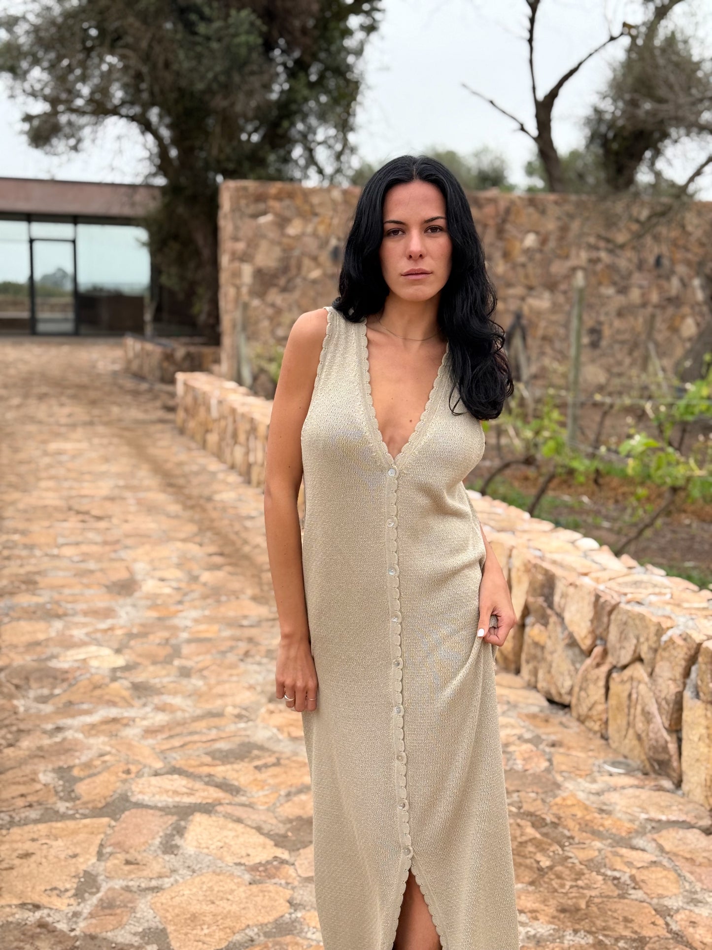 Vestido Murtilla Beige.