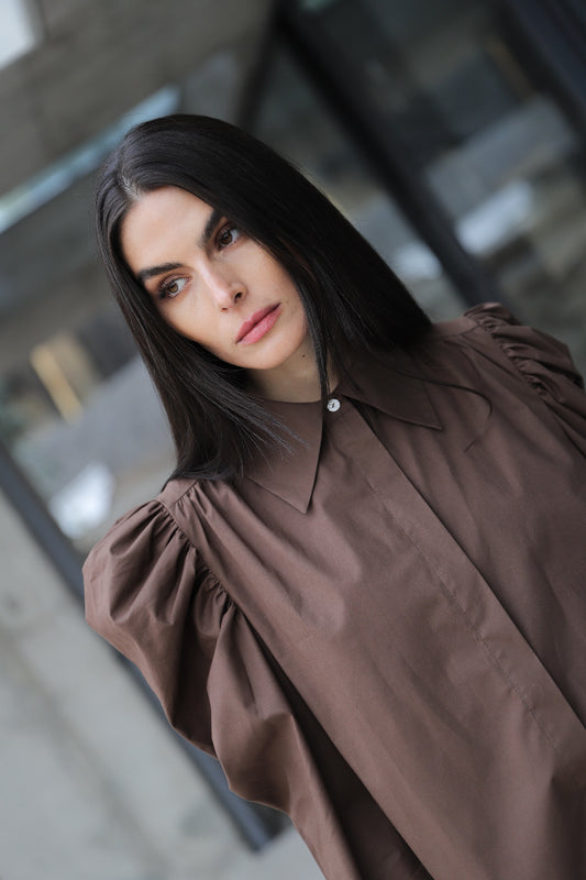 Blusa Echeveria Café