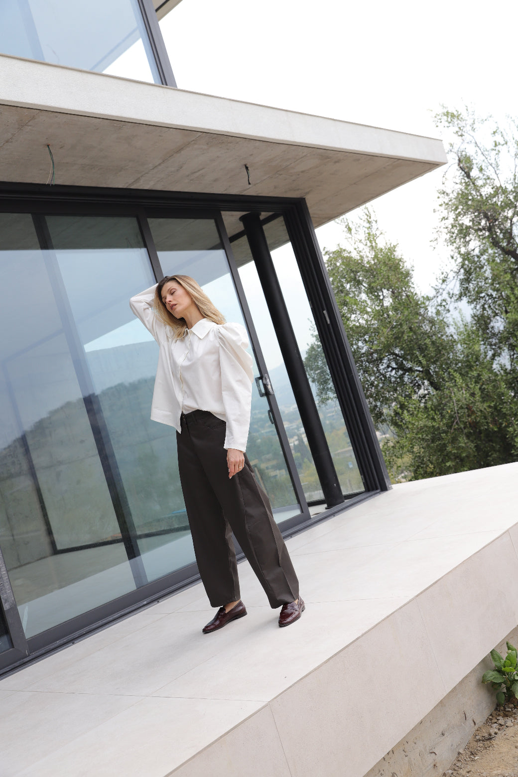 Pantalon Balloon Café