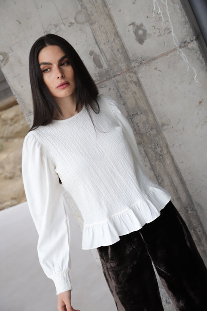 Blusa Alocasia Blanca