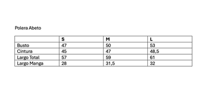 Polera Abeto Blanca