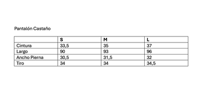 Pantalón Castaño Verde
