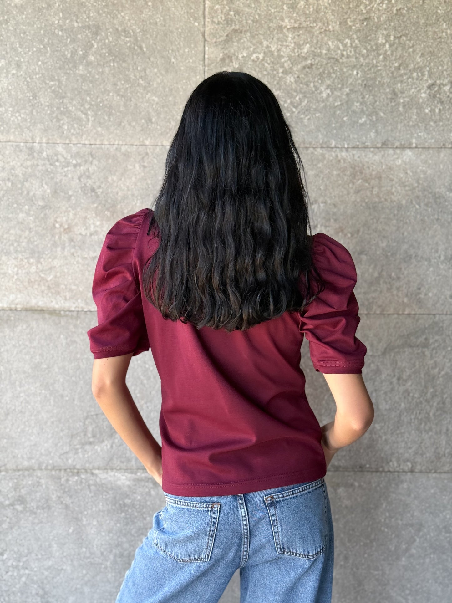 Polera Encina Guinda