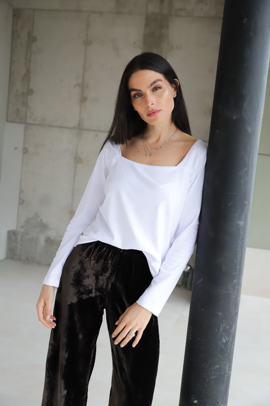 Polera Monalisa Blanca