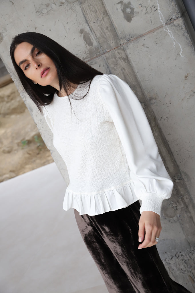Blusa Alocasia Blanca