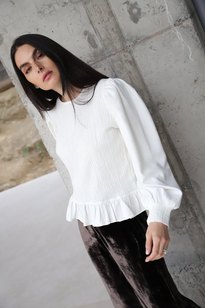 Blusa Alocasia Blanca