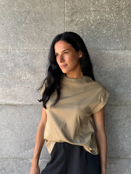 Polera Almendro Beige