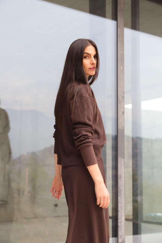 Poleron Helecho Café