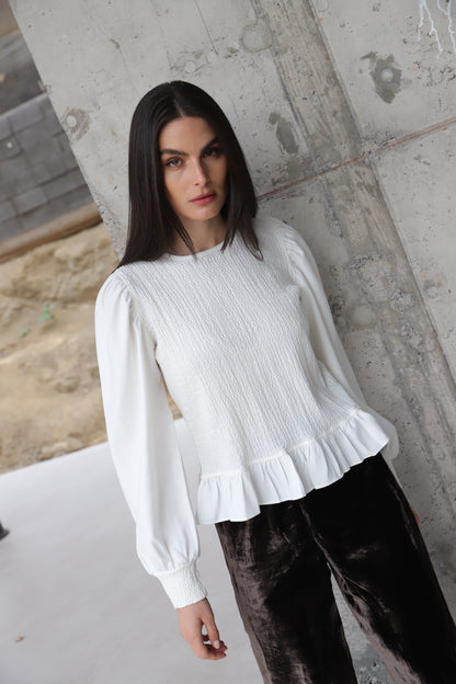Blusa Alocasia Blanca