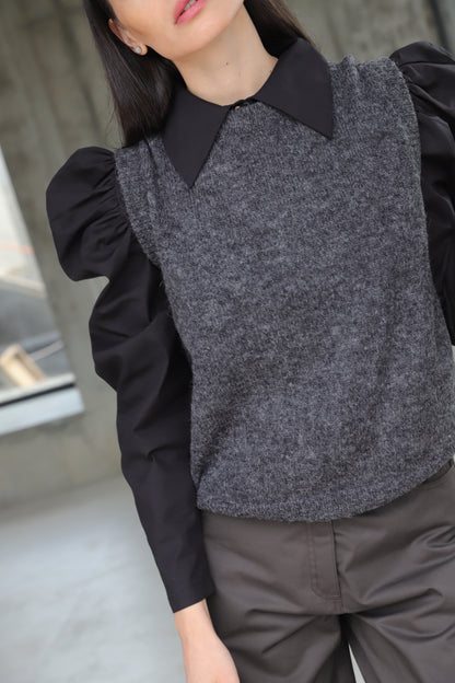 Blusa Echeveria Negra