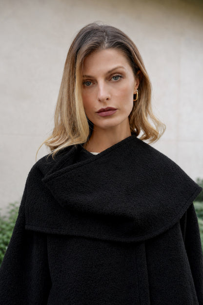 Chaqueta Lana Negra
