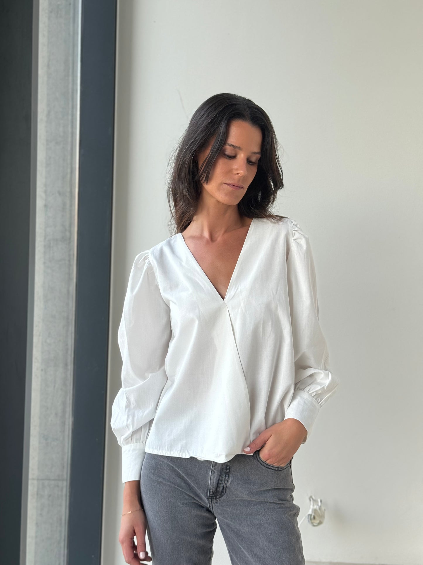 Blusa Boldo Blanca